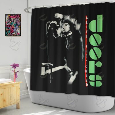 6All Over Shower Curtain - SDS - SHE CRIED