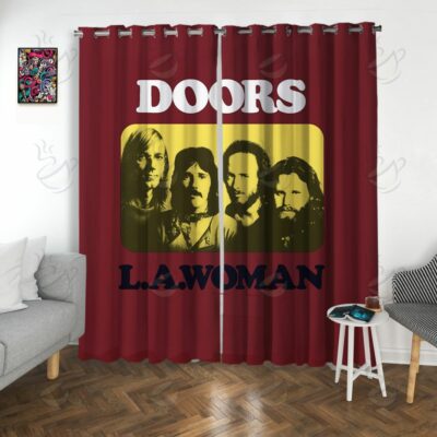 7All Over Window Curtain - SDS - L.A. WOMAN