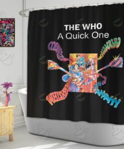 6All Over Shower Curtain - WWT - A QUICK ONE