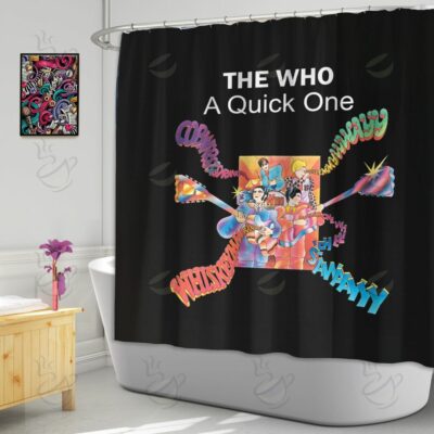 6All Over Shower Curtain - WWT - A QUICK ONE