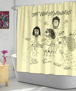 6All Over Shower Curtain - WWT - BY NUMBERS