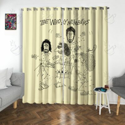 7All Over Window Curtain - WWT - BY NUMBERS