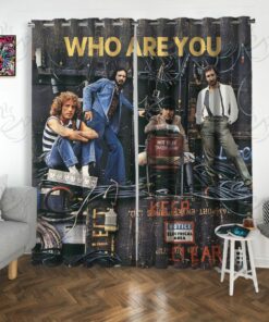 7All Over Window Curtain - WWT - WHO ARE YOU