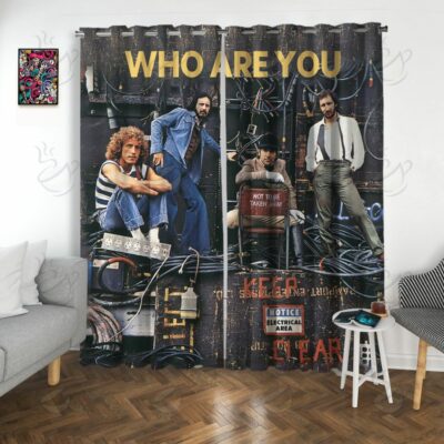 7All Over Window Curtain - WWT - WHO ARE YOU