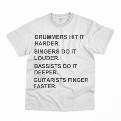 Bass Guitar Classic T-shirt QB 2DBGW140724 (4)