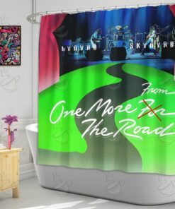 6All Over Shower Curtain - LYD - ONE MORE FOR THE ROAD