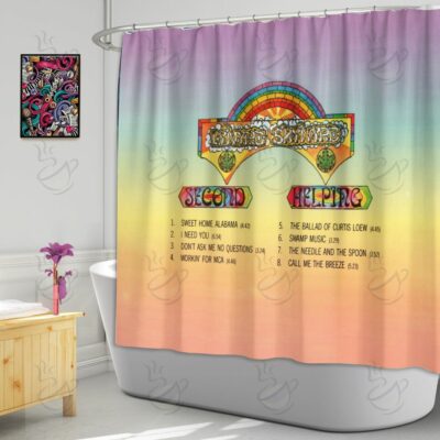 6All Over Shower Curtain - LYD - SECOND HELPING