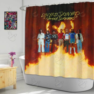 6All Over Shower Curtain - LYD - STREET SURVIVOR
