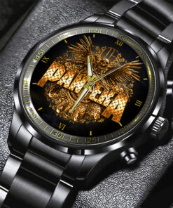 PTR Black Stainless Steel Watch – GNE12090