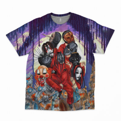 Slipknot All Over Print Shirt HP SL3DS190225 (28)