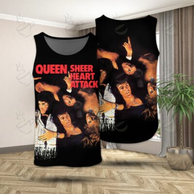 1 All Over Tank Top - NQN - SHEER HEART ATTACK #FDRQN