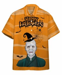 3D Happy Halloween Lord Voldemort Custom Hawaii Shirt_2613