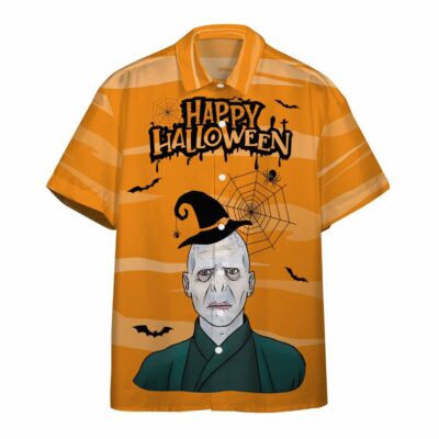 3D Happy Halloween Lord Voldemort Custom Hawaii Shirt_2613