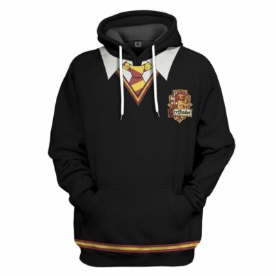   3D Harry Potter Gryffindor Costume Custom Hoodie Apparel_7894