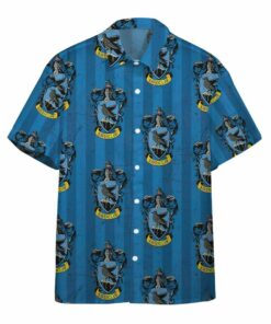 3D Harry Potter Hogwarts Ravenclaw House Pride Crests Custom Hawaii Shirt_4174