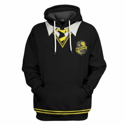   3D Harry Potter Hufflepuff Custom Hoodie Apparel_9835