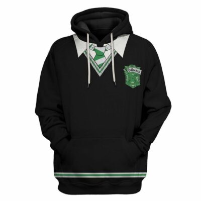   3D Harry Potter Slytherin Custom Hoodie Apparel_5694