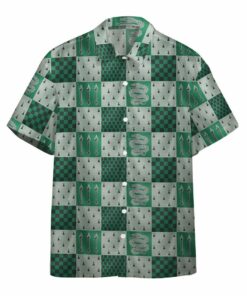 3D Harry Potter Slytherin House Custom Hawaii Shirt_8640