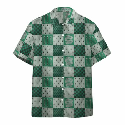 3D Harry Potter Slytherin House Custom Hawaii Shirt_8640