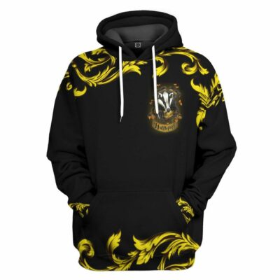   3D H.P Brave Like A Hufflepuff Custom Hoodie Tshirt Apparel_6049