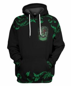   3D H.P Brave Like A Slytherin Custom Hoodie Tshirt Apparel_2312