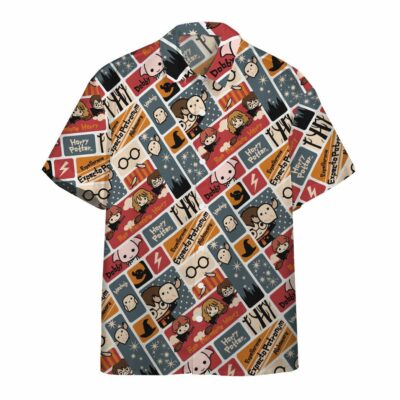 3D H.P Cute Chibi Characters Custom Hawaiian Shirt_7899