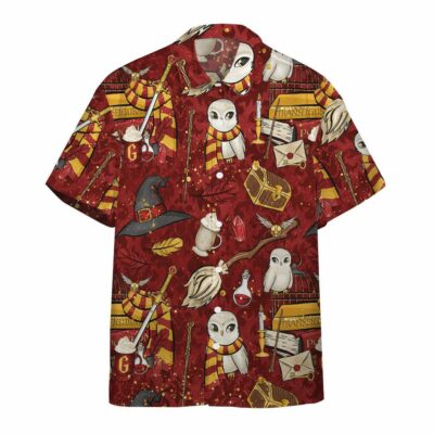 3D H.P Gryffindor Custom Hawaii Shirt_3248