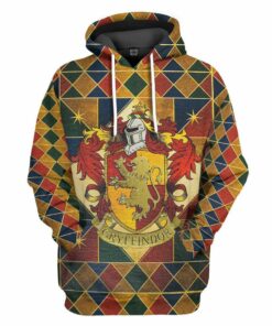   3D H.P Gryffindor Custom Tshirt Hoodie Apparel_8278