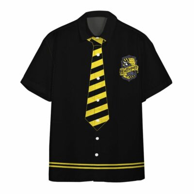 3D H.P Hufflepuff Custom Hawaiian Shirt_1350