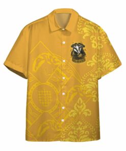 3D H.P Hufflepuff Summer Vibe Custom Hawaiian Shirt_2656