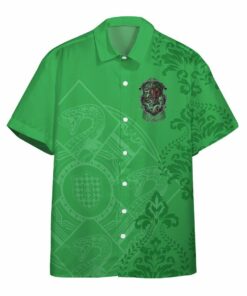 3D H.P Slytherin Summer Vibe Custom Hawaiian Shirt_2005