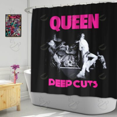 6All Over Shower Curtain - NQN - DEEP CUTS 1 #FDRQN