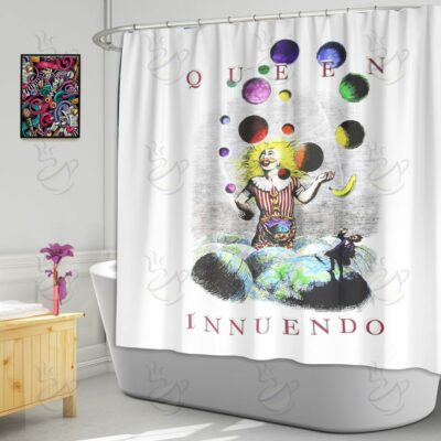 6All Over Shower Curtain - NQN - INNUENDO #FDRQN