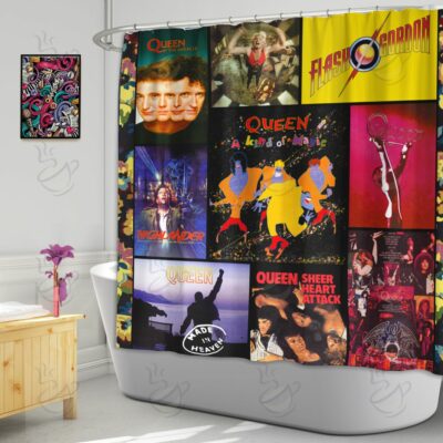 6All Over Shower Curtain - NQN - QLT1 #FDRQN