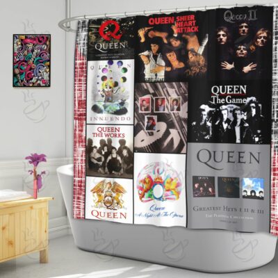 6All Over Shower Curtain - NQN - QLT2 #FDRQN
