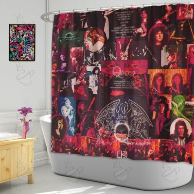 6All Over Shower Curtain - NQN - SPECIAL EDITION #FDRQN