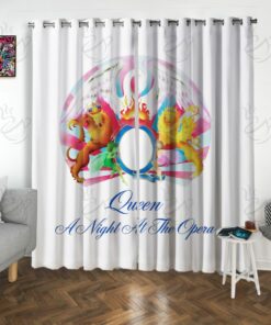 7All Over Window Curtain - NQN - A NIGHT AT THE OPERA #FDRQN