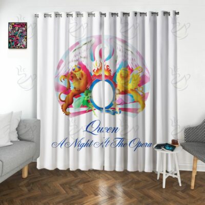 7All Over Window Curtain - NQN - A NIGHT AT THE OPERA #FDRQN