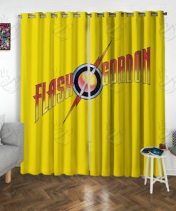 7All Over Window Curtain - NQN - FLASH GORDON #FDRQN