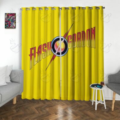7All Over Window Curtain - NQN - FLASH GORDON #FDRQN