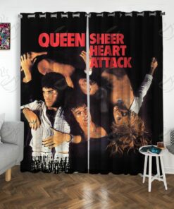 7All Over Window Curtain - NQN - SHEER HEART ATTACK #FDRQN