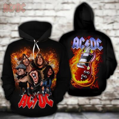 ACDC All Over Print Hoodie ACDC3DH240924 (1)