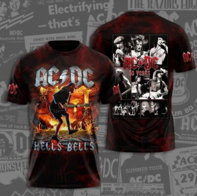 ACDC All Over Print Shirt DL AC3DS310302