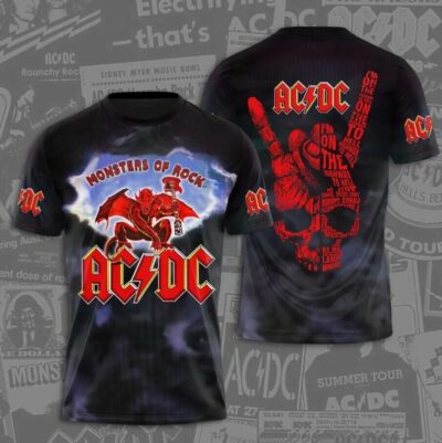 ACDC All Over Print Shirt DL AC3DS3103023