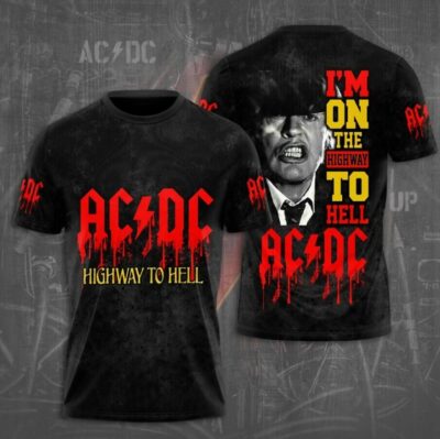 ACDC All Over Print Shirt DL AC3DS310303