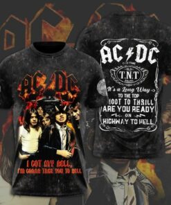 ACDC All Over Print Shirt DL AC3DS3103033