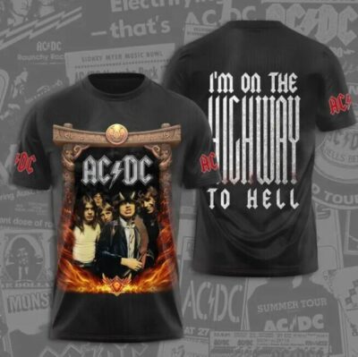ACDC All Over Print Shirt DL AC3DS310304