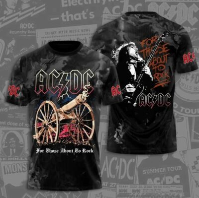 ACDC All Over Print Shirt DL AC3DS310307