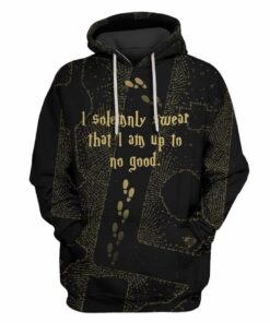   Custom T-shirt - Hoodies Harry Potter Marauder'S Map Apparel_5348