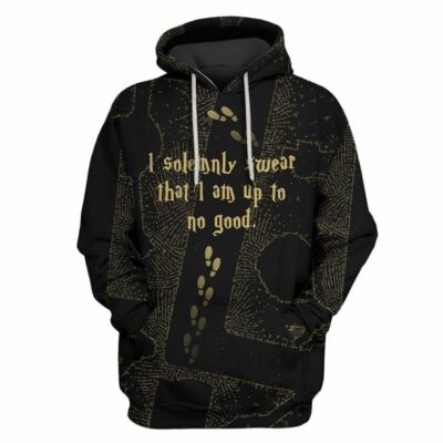   Custom T-shirt - Hoodies Harry Potter Marauder'S Map Apparel_5348